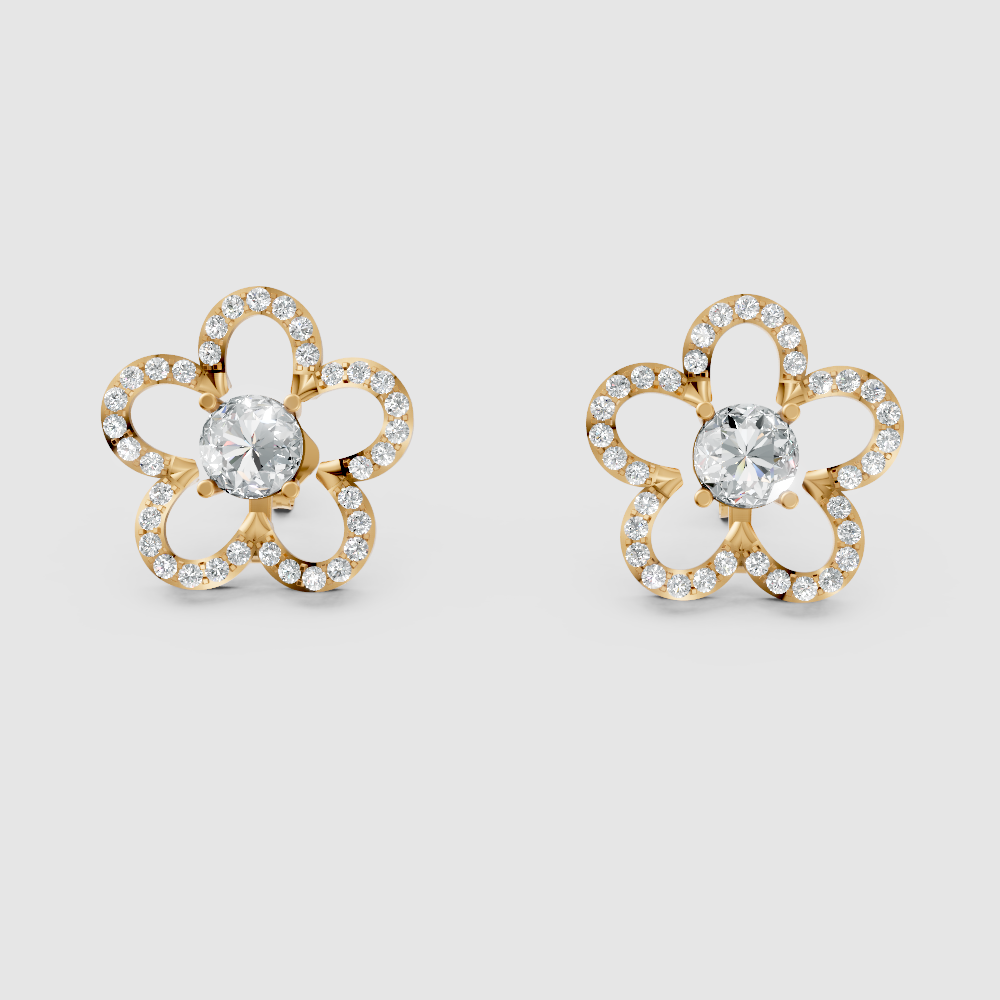 Alira Twine Diamond Earrings