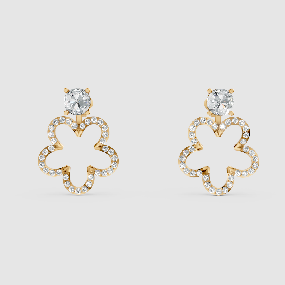 Alira Twine Diamond Earrings