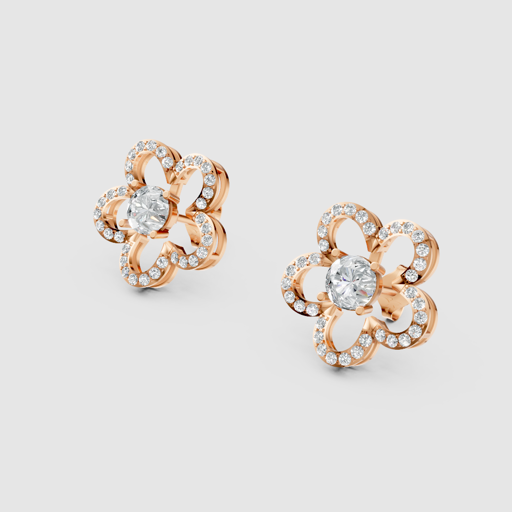 Alira Twine Diamond Earrings