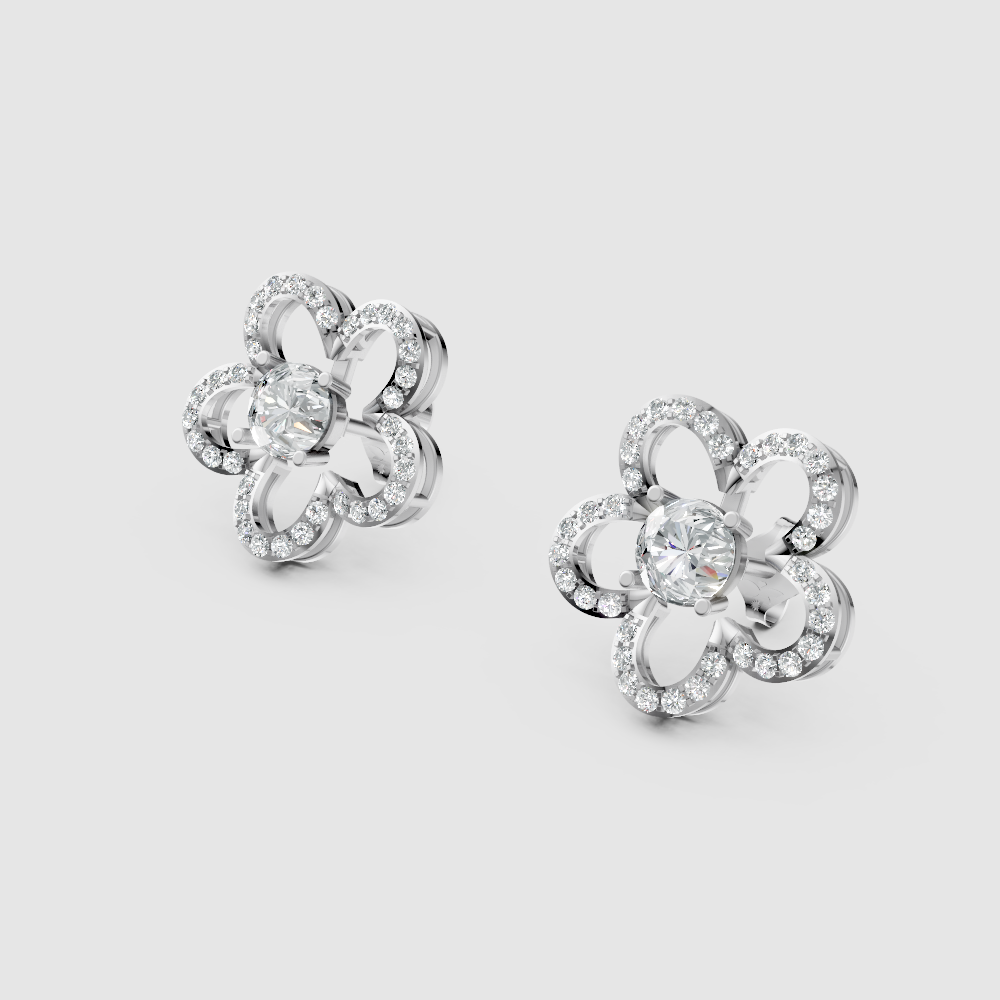 Alira Twine Diamond Earrings