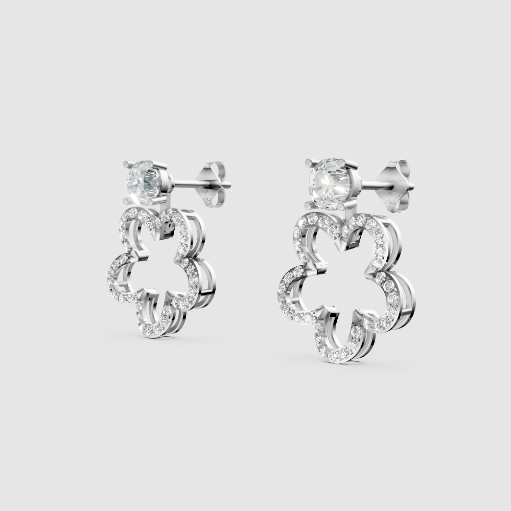 Alira Twine Diamond Earrings
