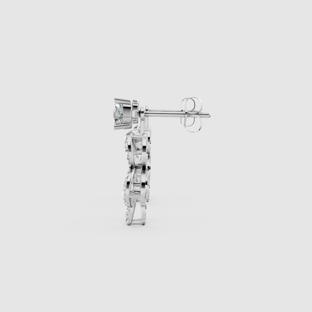 Alira Twine Diamond Earrings