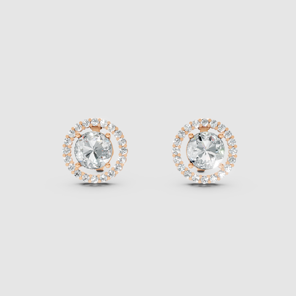 Celestria Solitaire Jacket Earrings