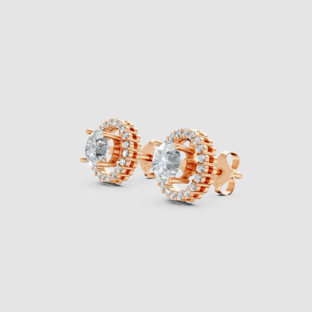 Celestria Solitaire Jacket Earrings
