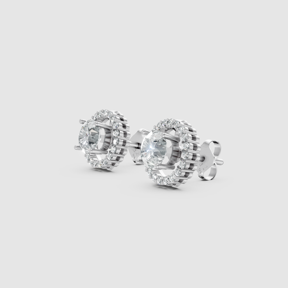Celestria Solitaire Jacket Earrings