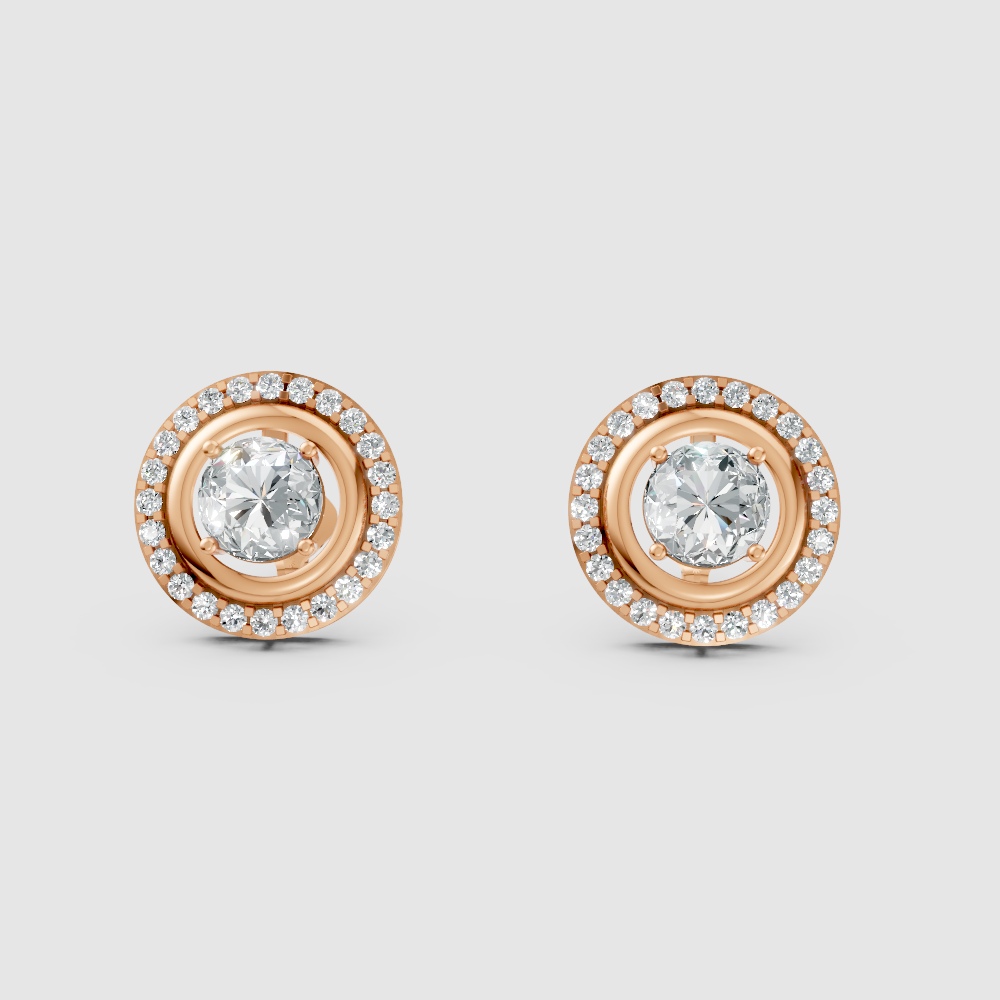 Aurelia Solitaire Jacket Earrings