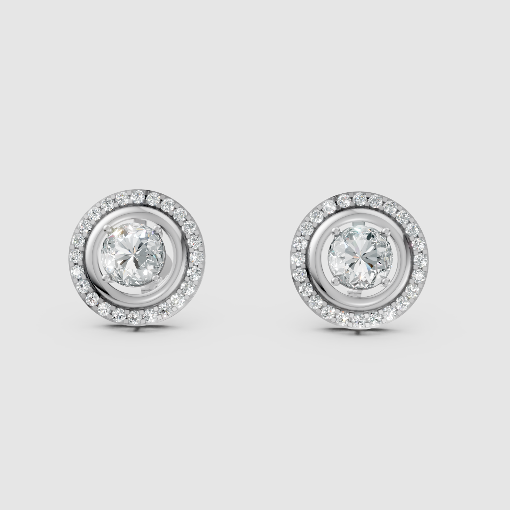 Aurelia Solitaire Jacket Earrings