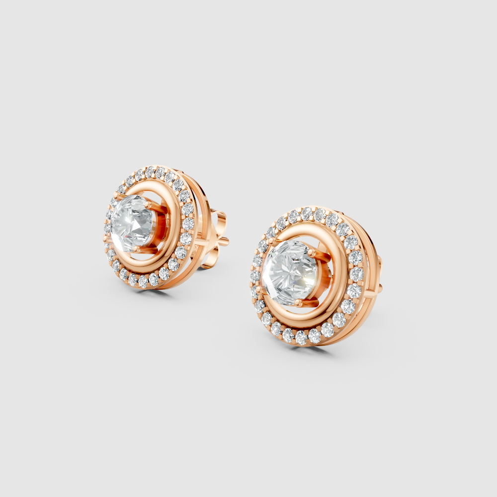 Aurelia Solitaire Jacket Earrings