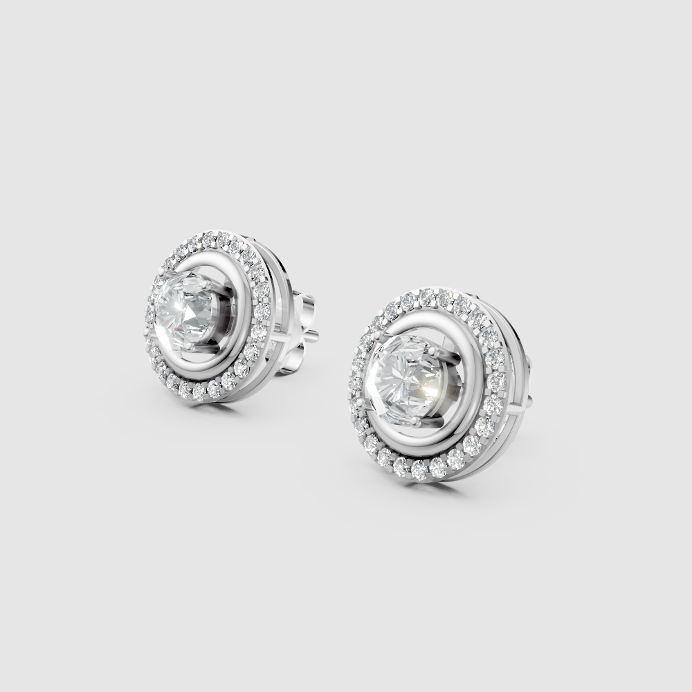 Aurelia Solitaire Jacket Earrings