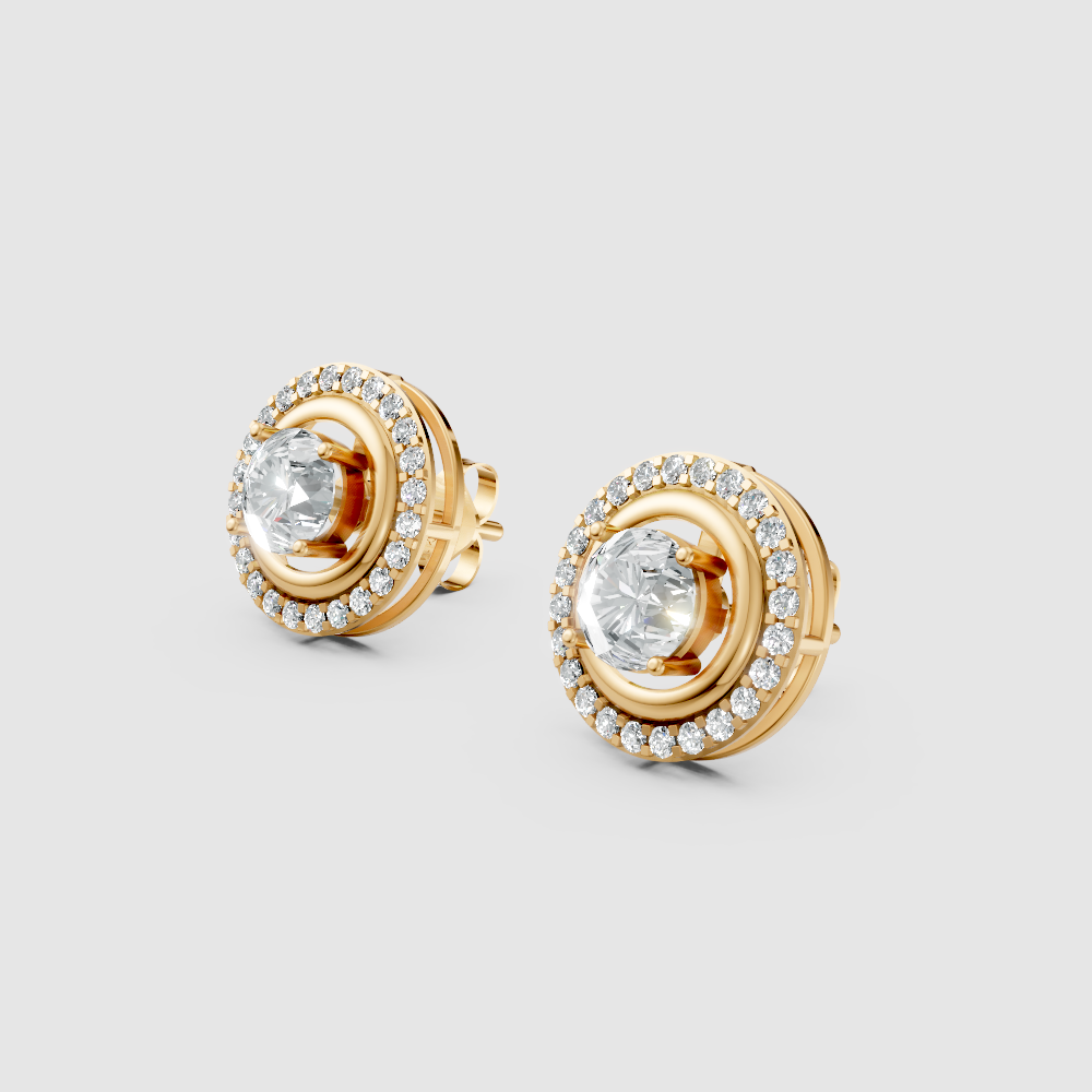 Aurelia Solitaire Jacket Earrings