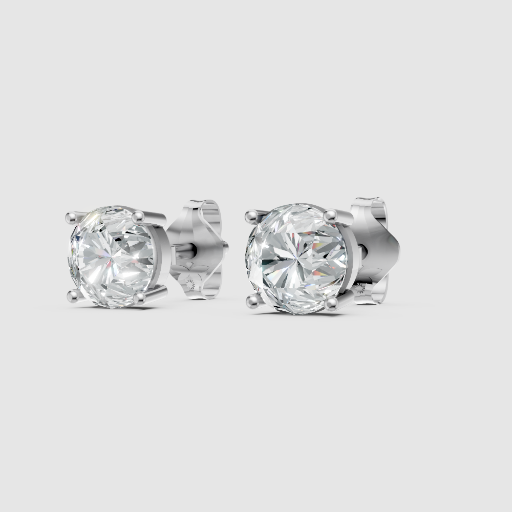 Vesper Solitaire Jacket Earrings