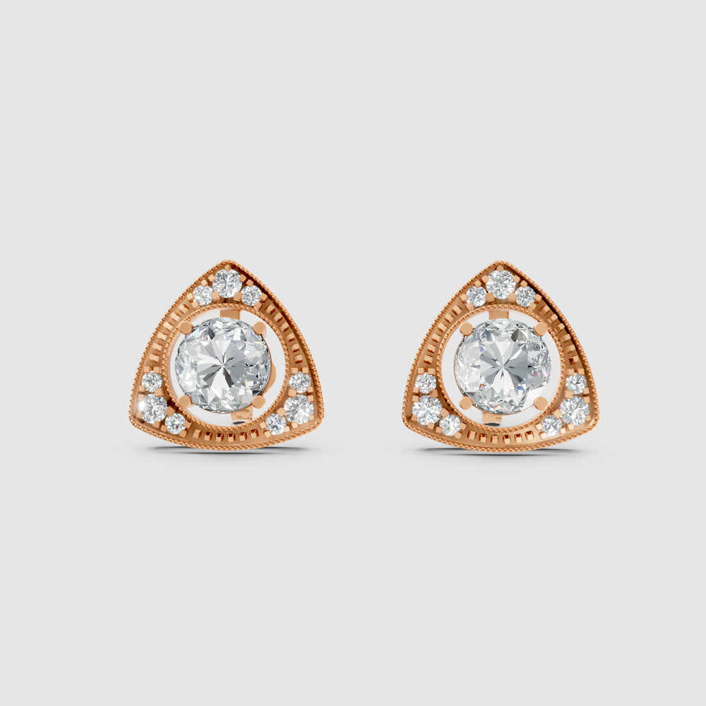 Vesper Solitaire Jacket Earrings