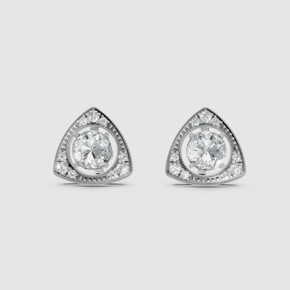 Vesper Solitaire Jacket Earrings