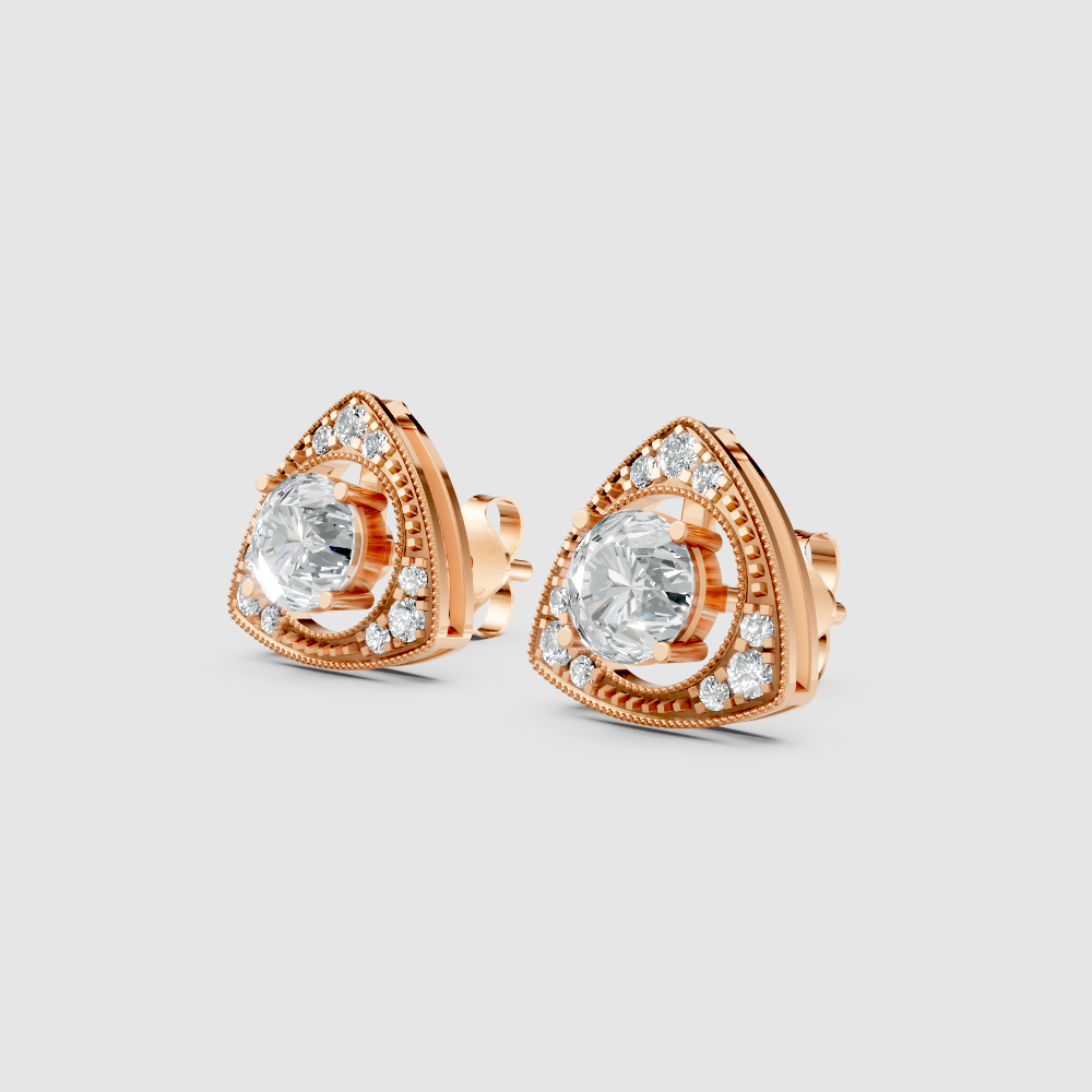 Vesper Solitaire Jacket Earrings