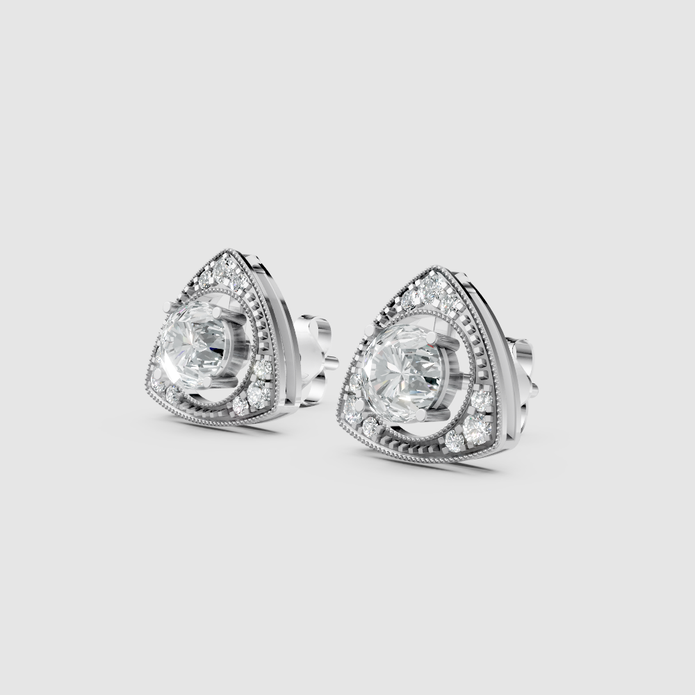Vesper Solitaire Jacket Earrings