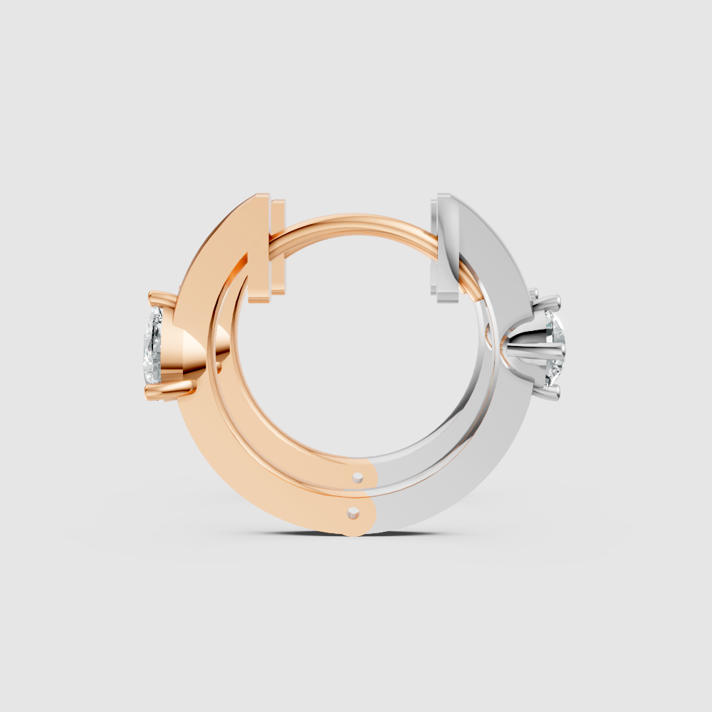 Elara Shine Dual Earrings