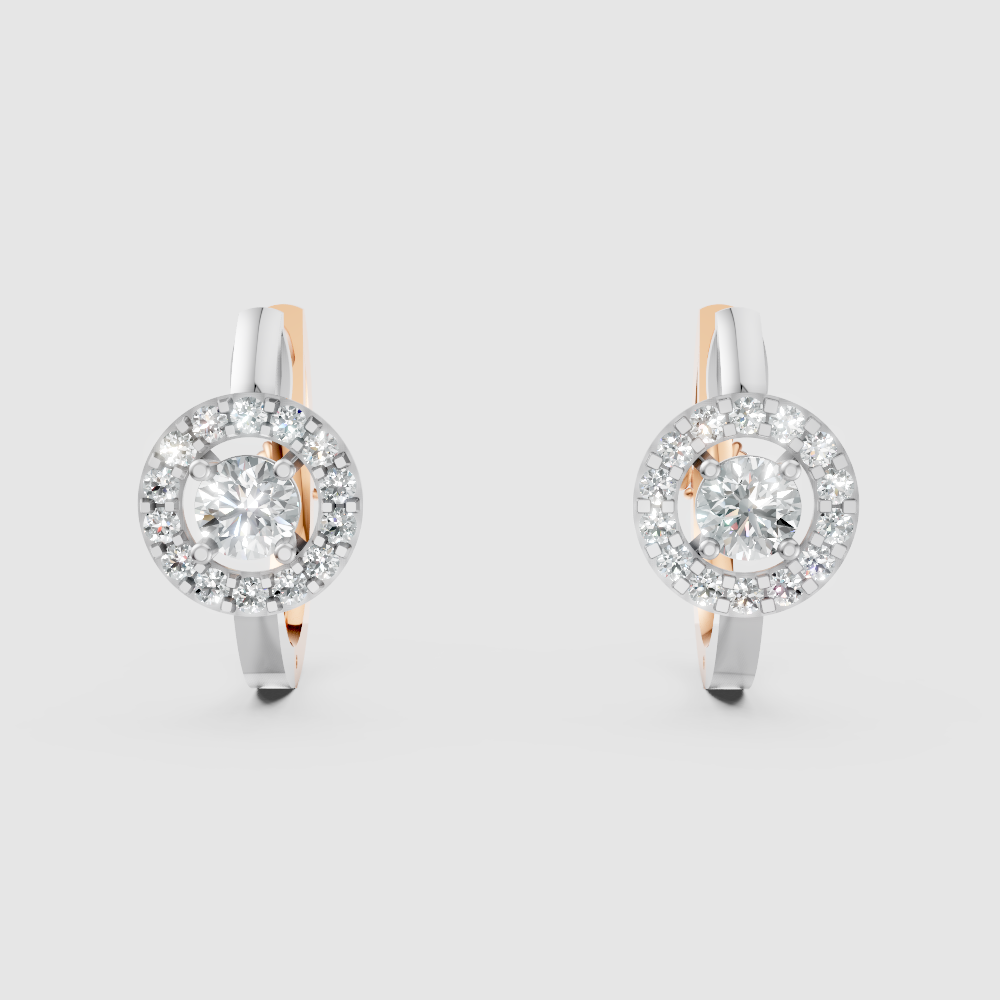 Lyona Whirl Diamond Earrings