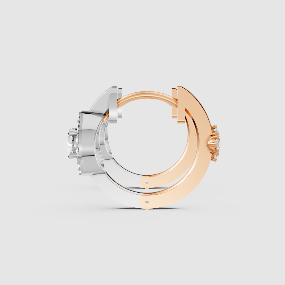 Lyona Whirl Diamond Earrings