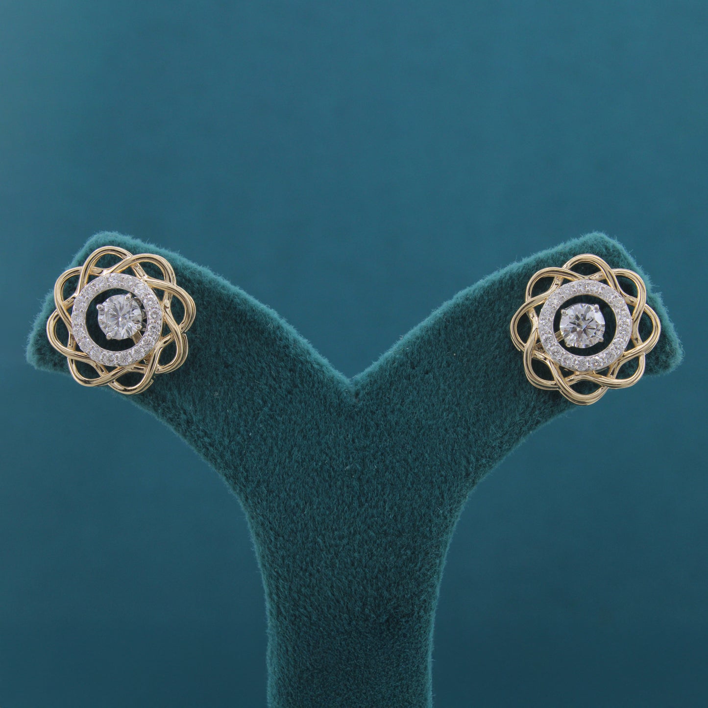 Solara Flow Diamond Earrings