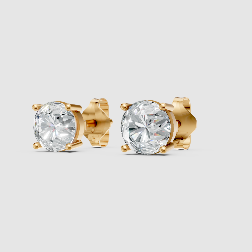 Amara Solitaire Jacket Earrings