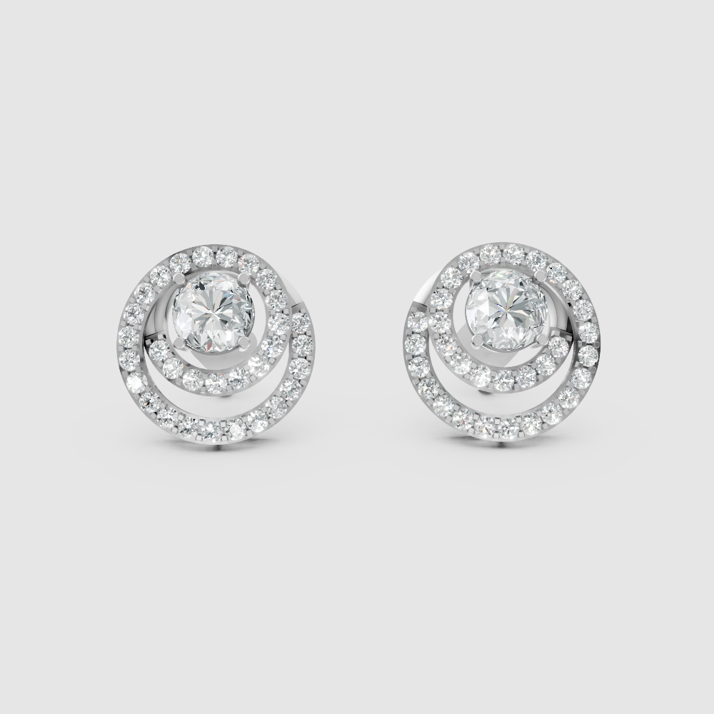 Amara Solitaire Jacket Earrings