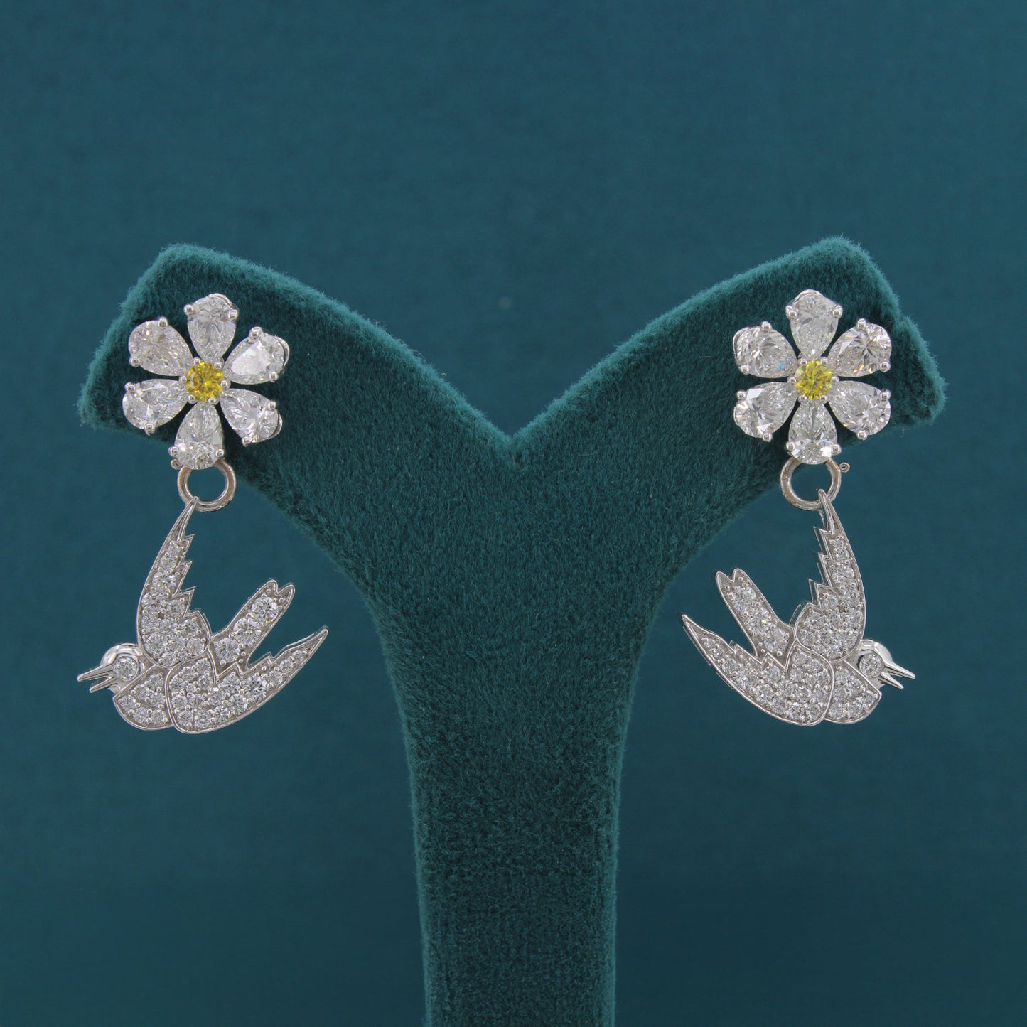 Lyana Veil Diamond Earrings