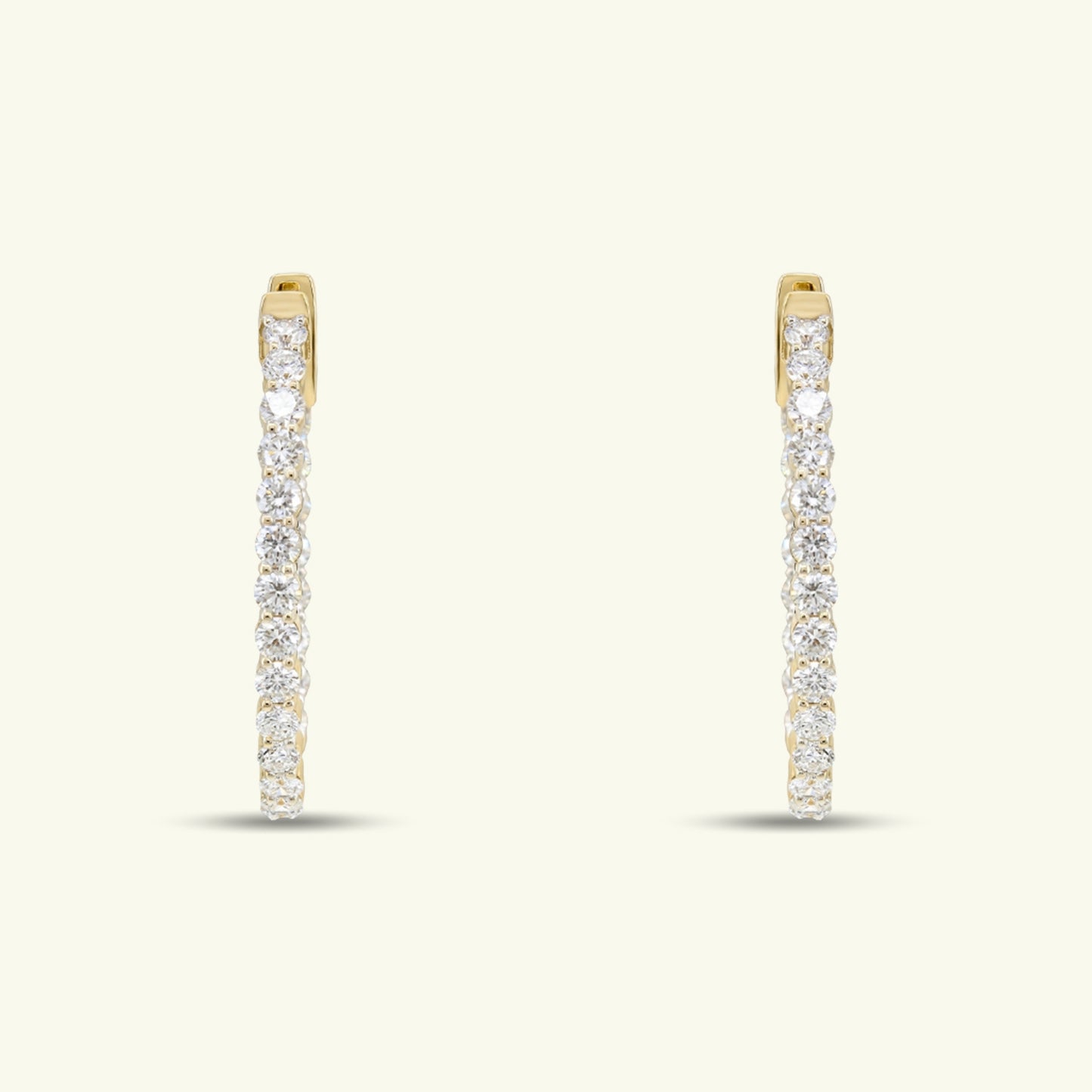 Vessara Arc Diamond Earrings
