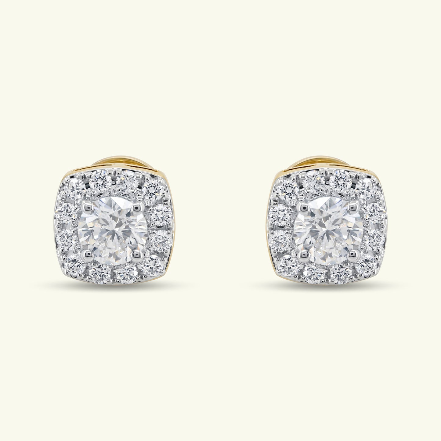Auryn Halo Diamond Earrings