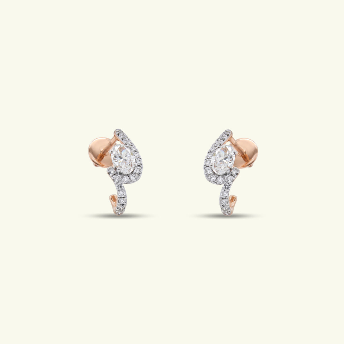 Lioris Halo Diamond Earrings