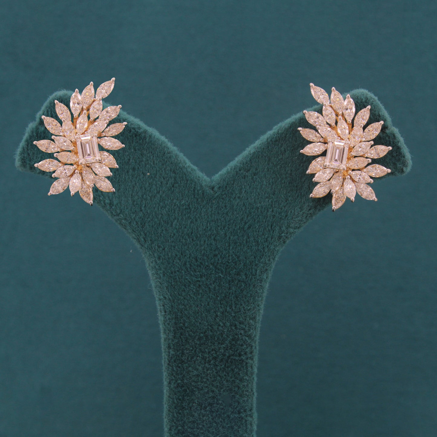 Florisel Petal Diamond Earrings