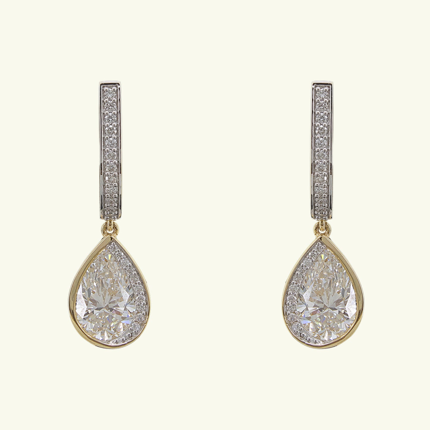 Avenel Drop Diamond Solitaire Earrings