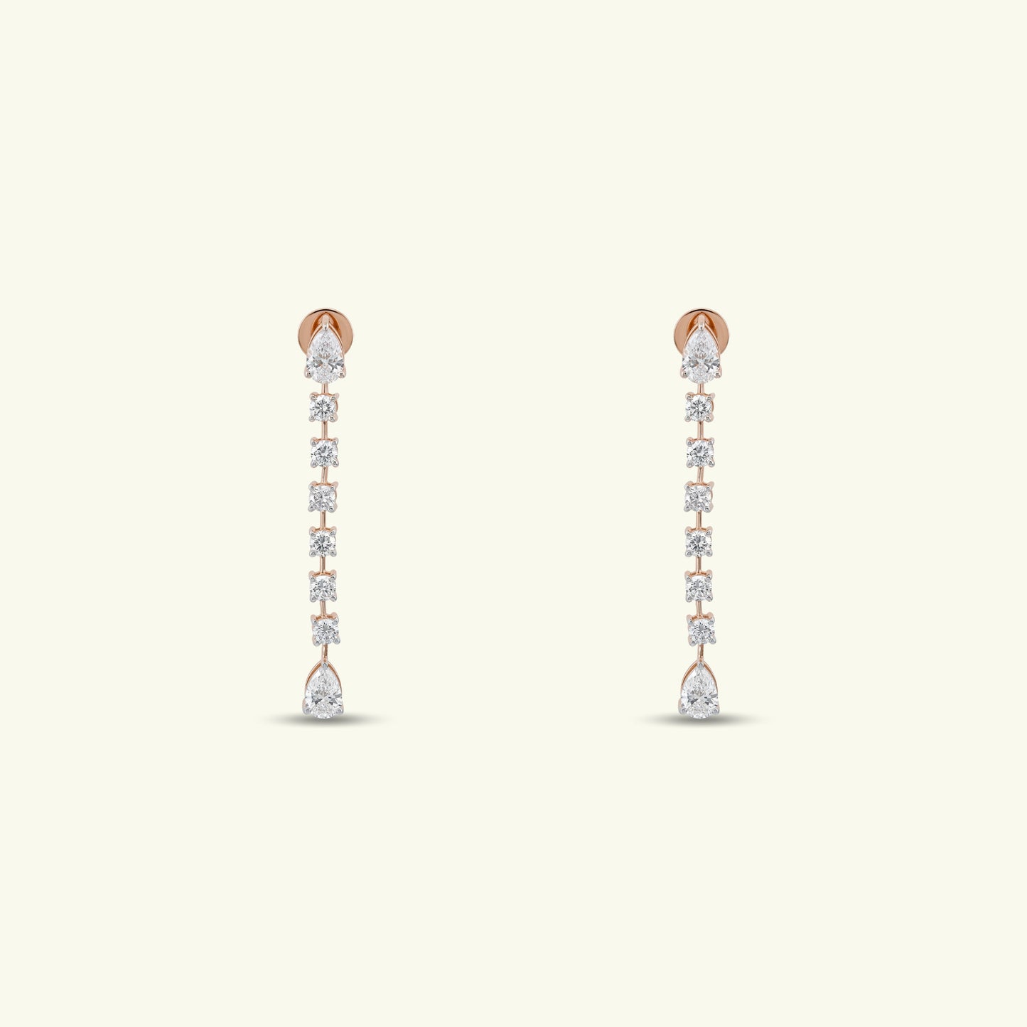 Virelle Petal Diamond Earrings