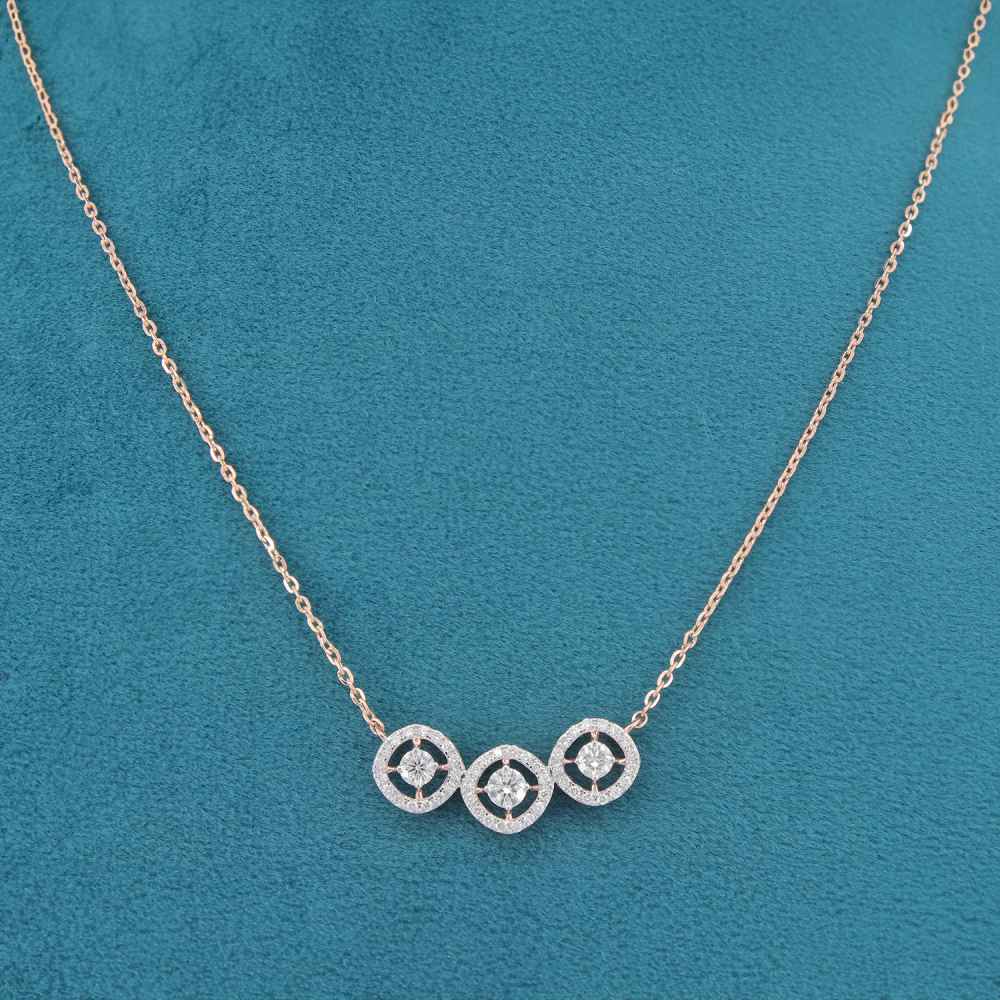 Ishira Halo Diamond Mangalsutra
