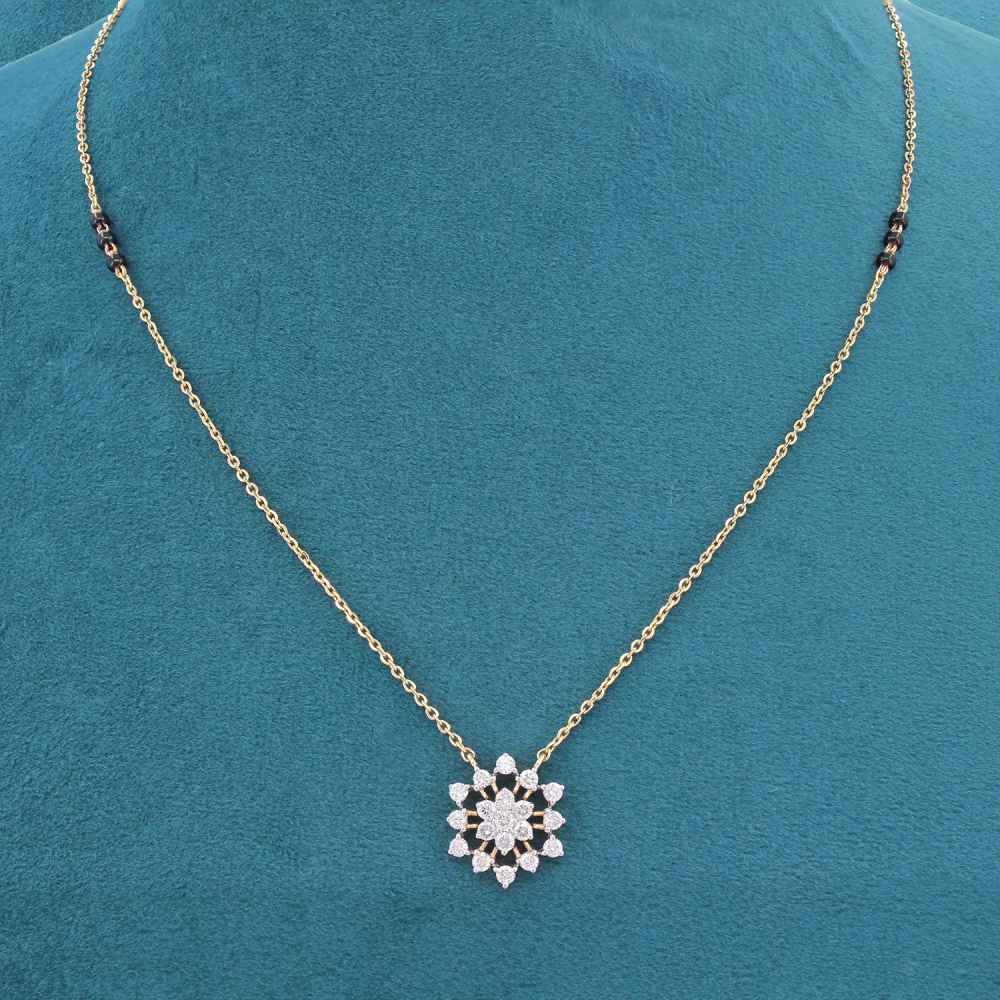 Sitara Bloom Diamond Mangalsutra