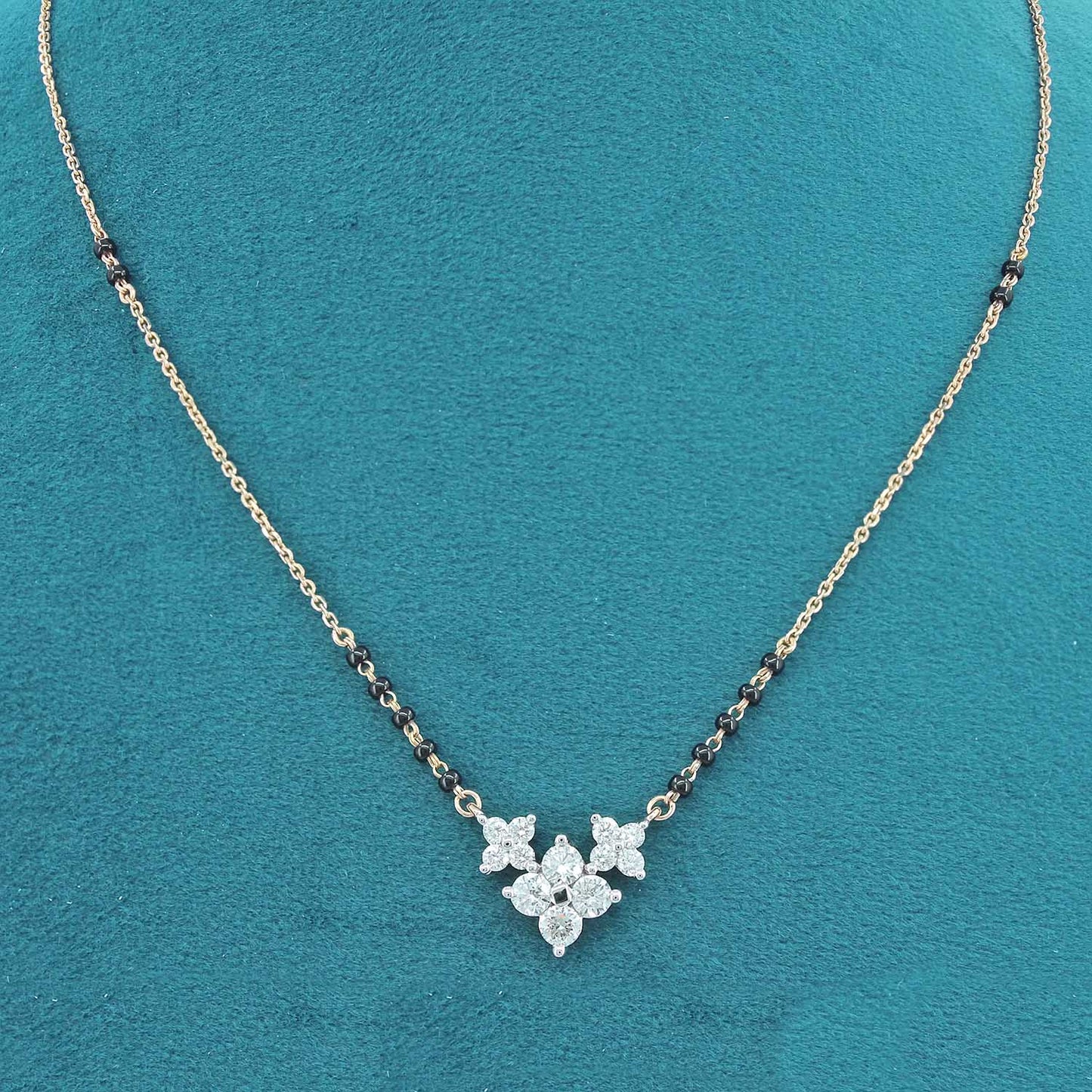 Thalia Bloom Diamond Mangalsutra