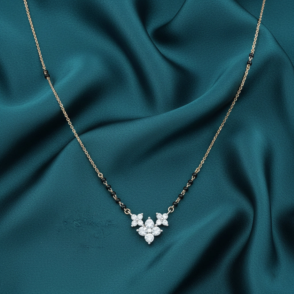 Thalia Bloom Diamond Mangalsutra