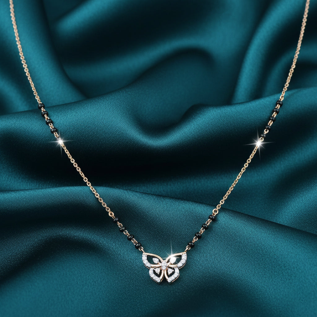 Firefly Icon Crest Diamond Mangalsutra
