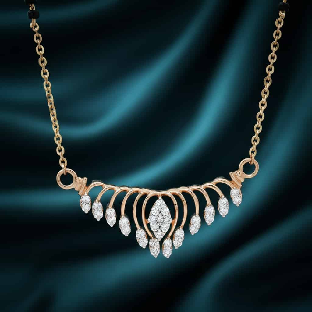 Nayira Diamond Mangalsutra