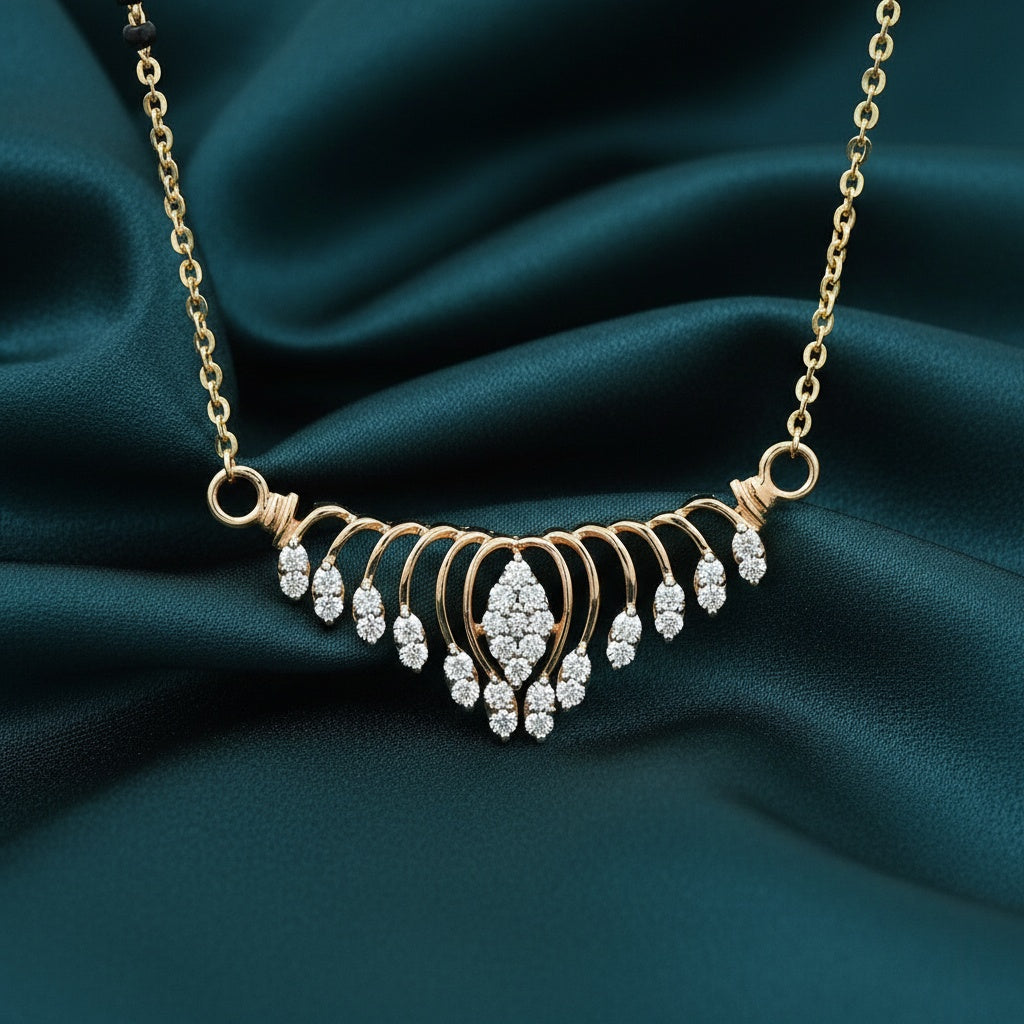 Nayira Diamond Mangalsutra