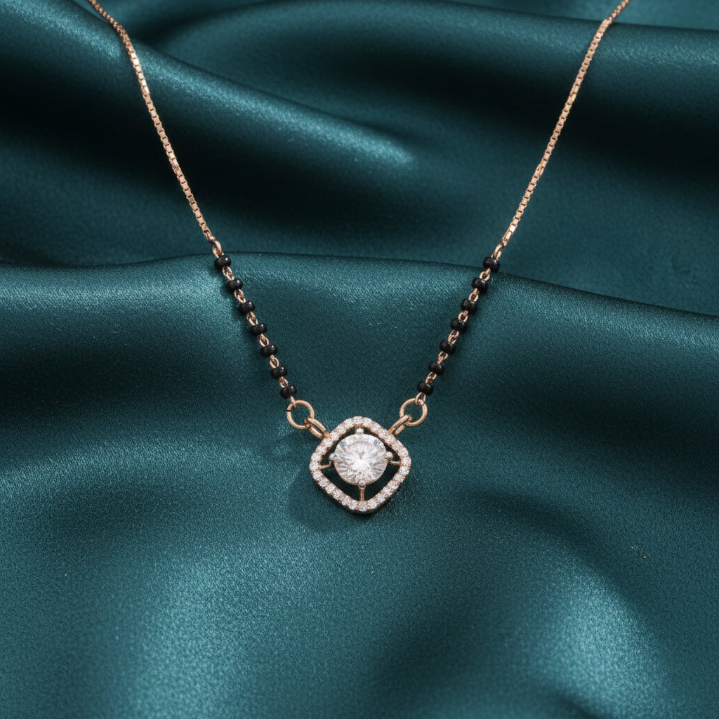 Surali Weave Diamond Mangalsutra