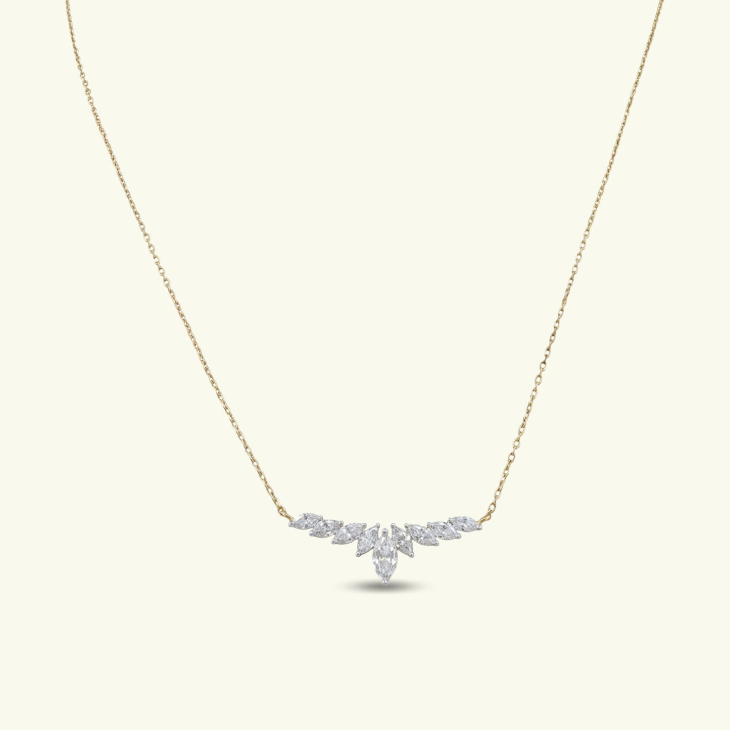 Verdelis Fern Diamond Mangalsutra