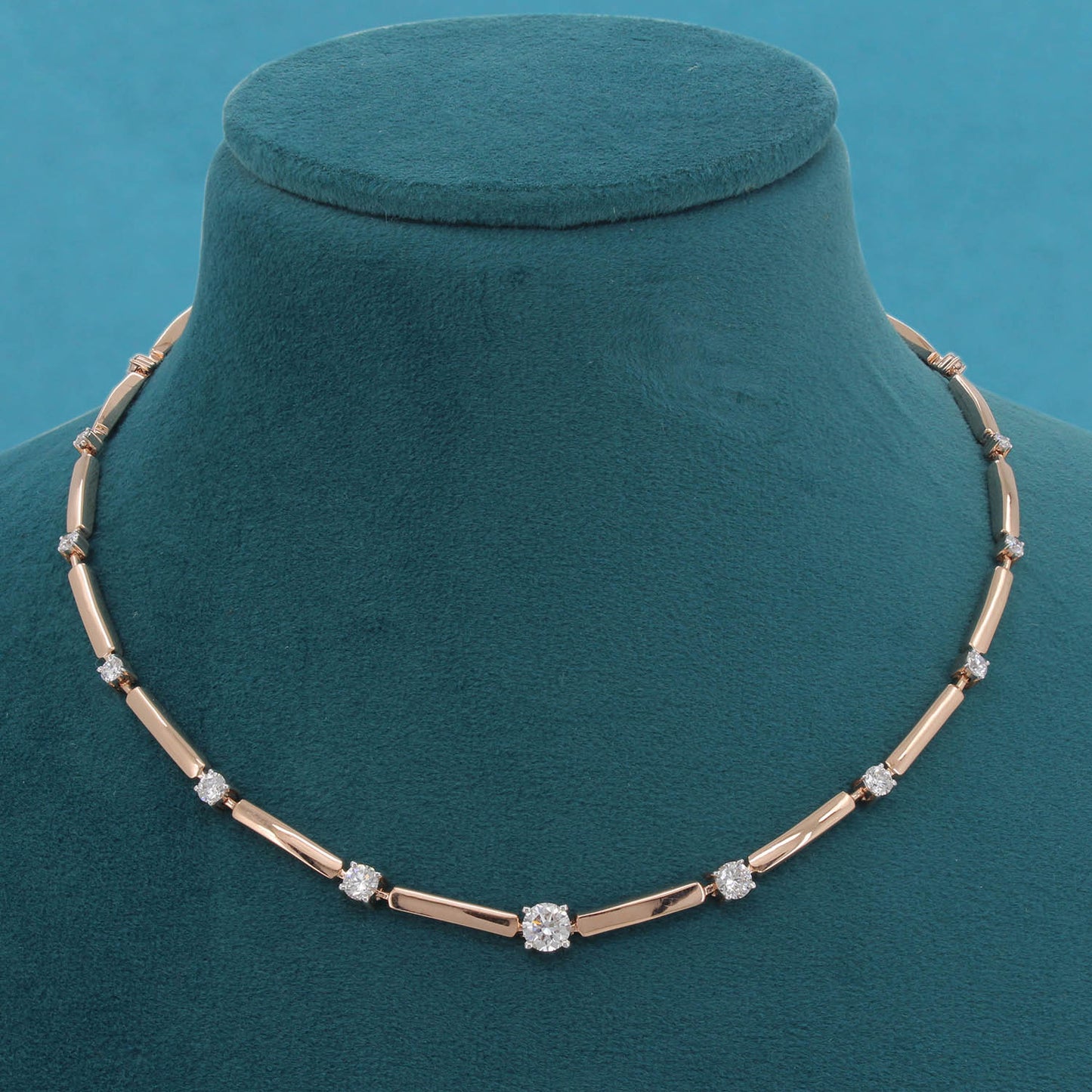 Reya Diamond Single Line Necklace