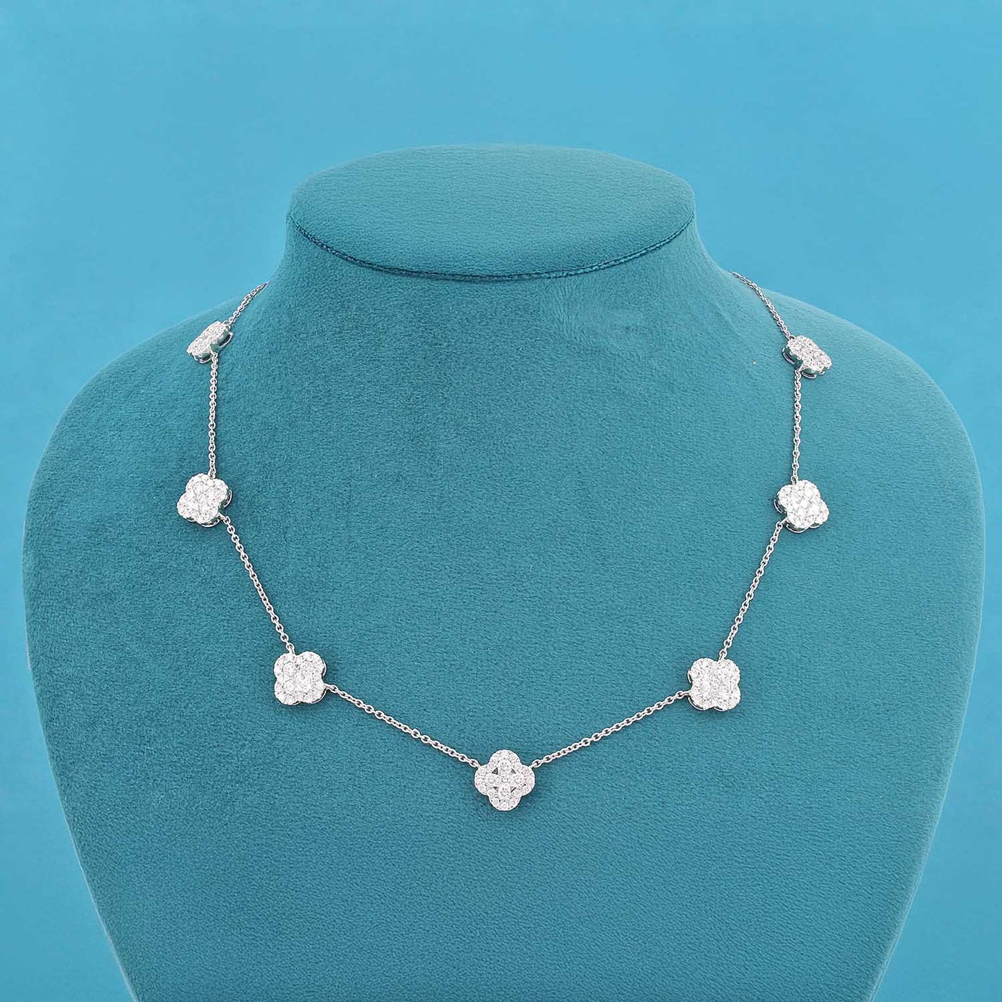 Nayra Diamond Station Necklace