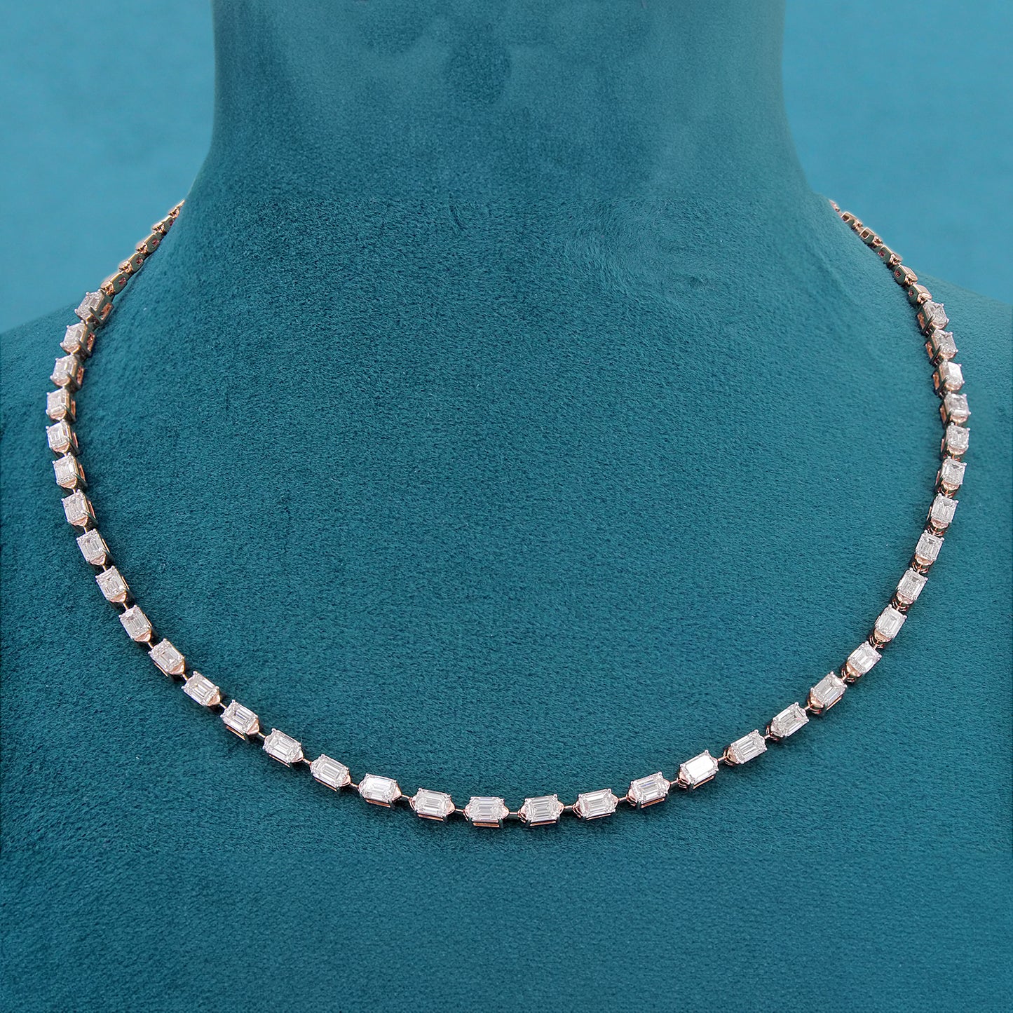 Zayra Diamond Single Line Necklace