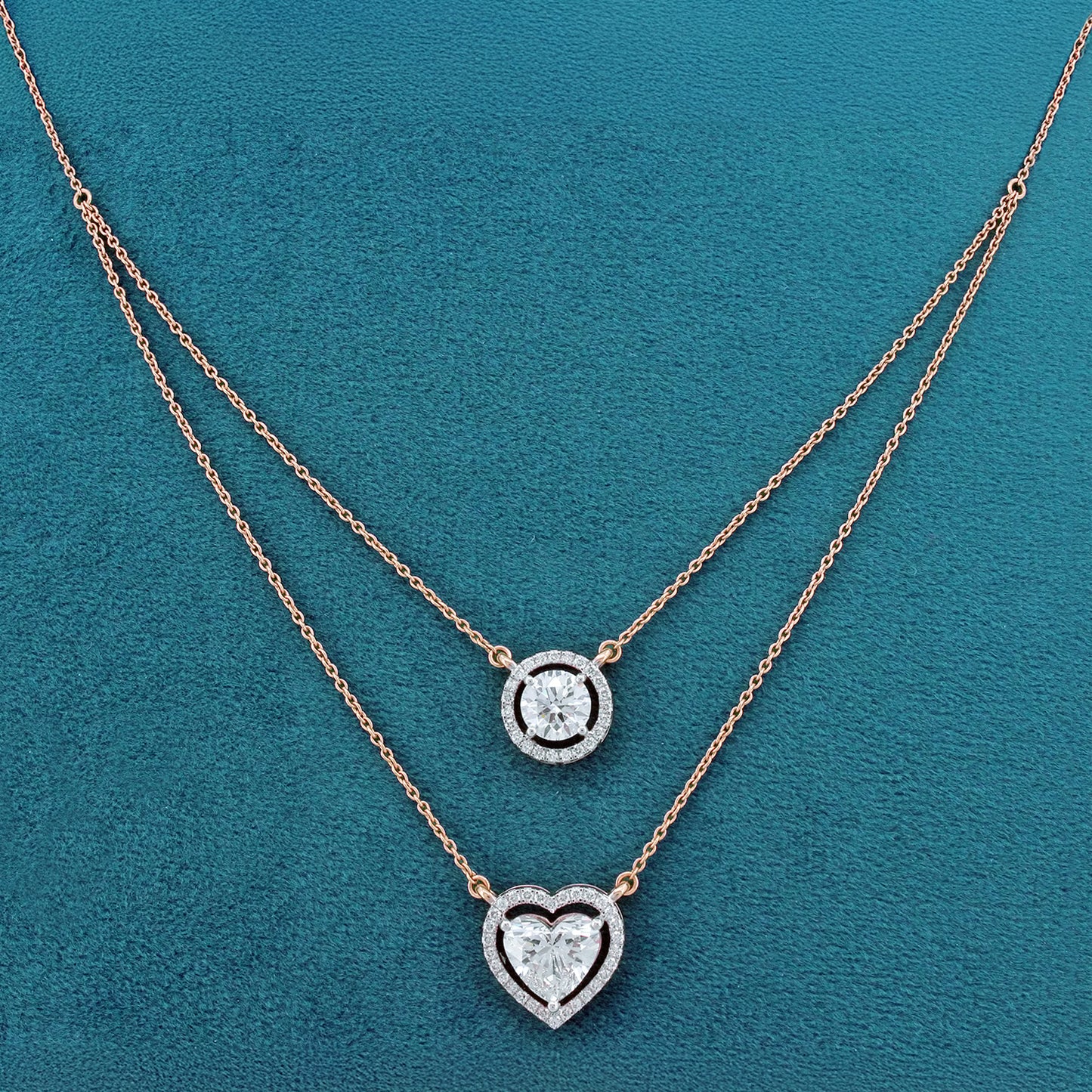 Arzya Lovestruck Diamond Multi-Layered Necklace