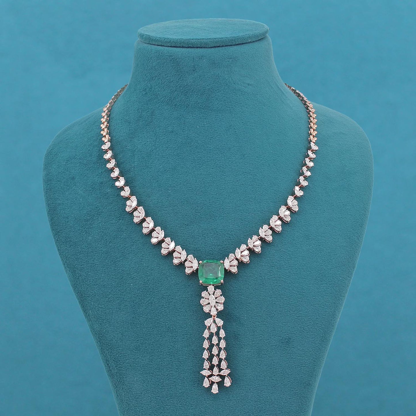 Revya Diamond Lariat Necklace