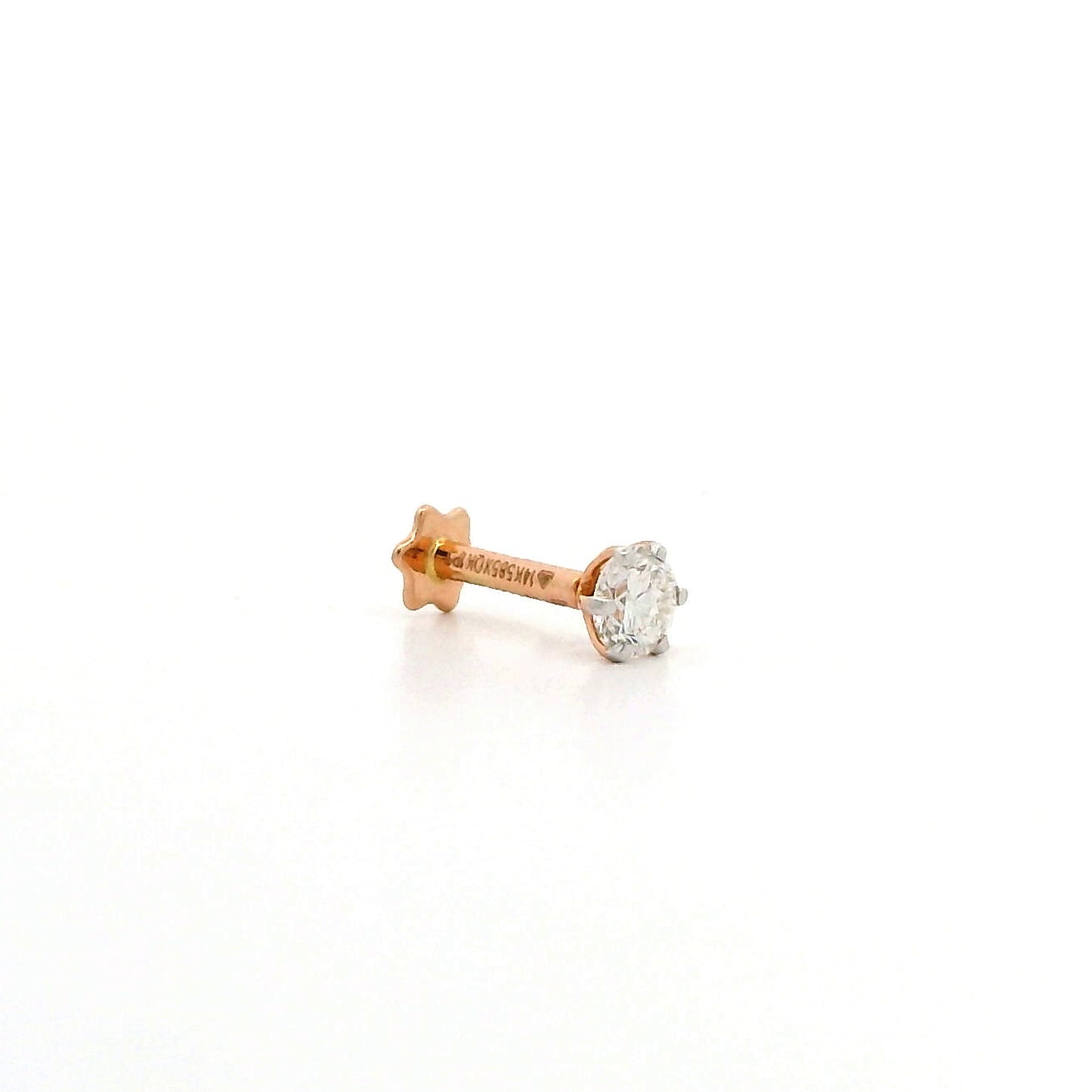 Taruni Solitaire Diamond Nose Pin