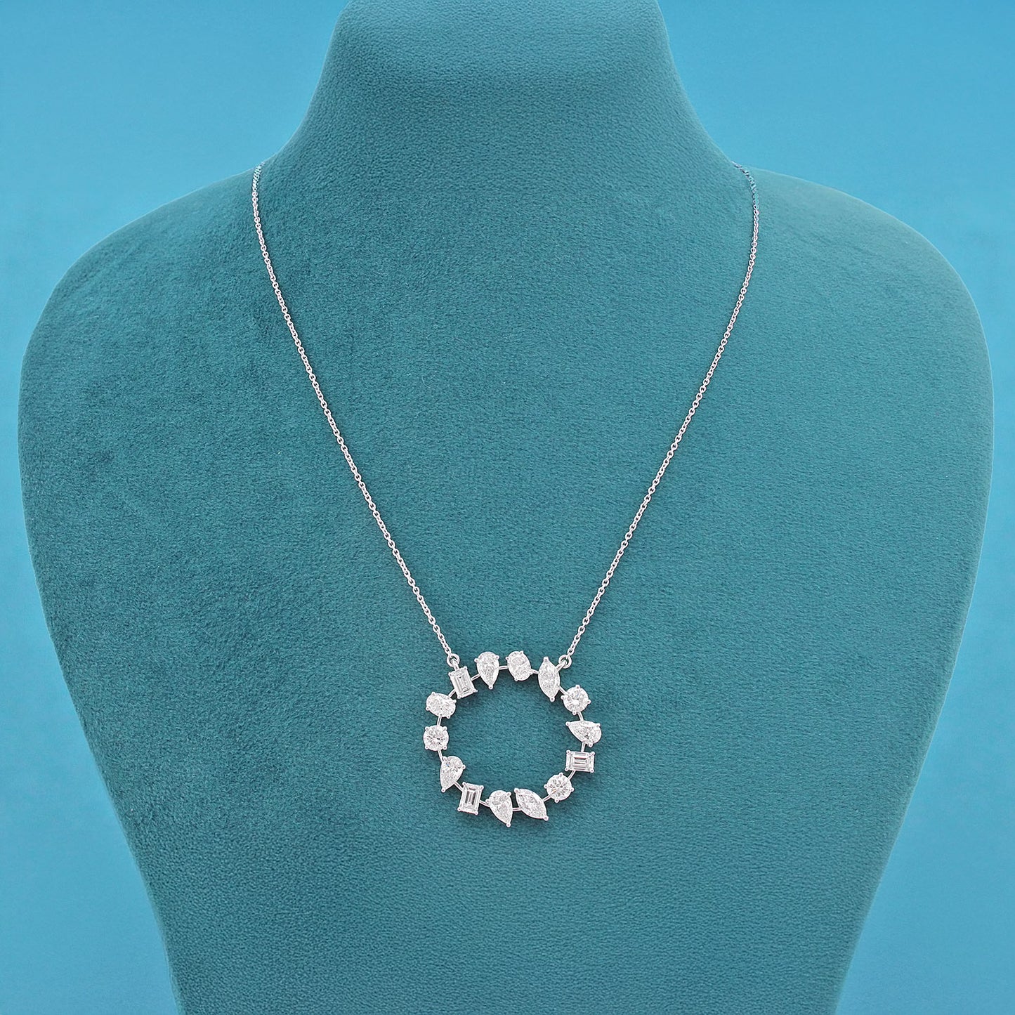 Nareen Arch Diamond Pendant and Chain