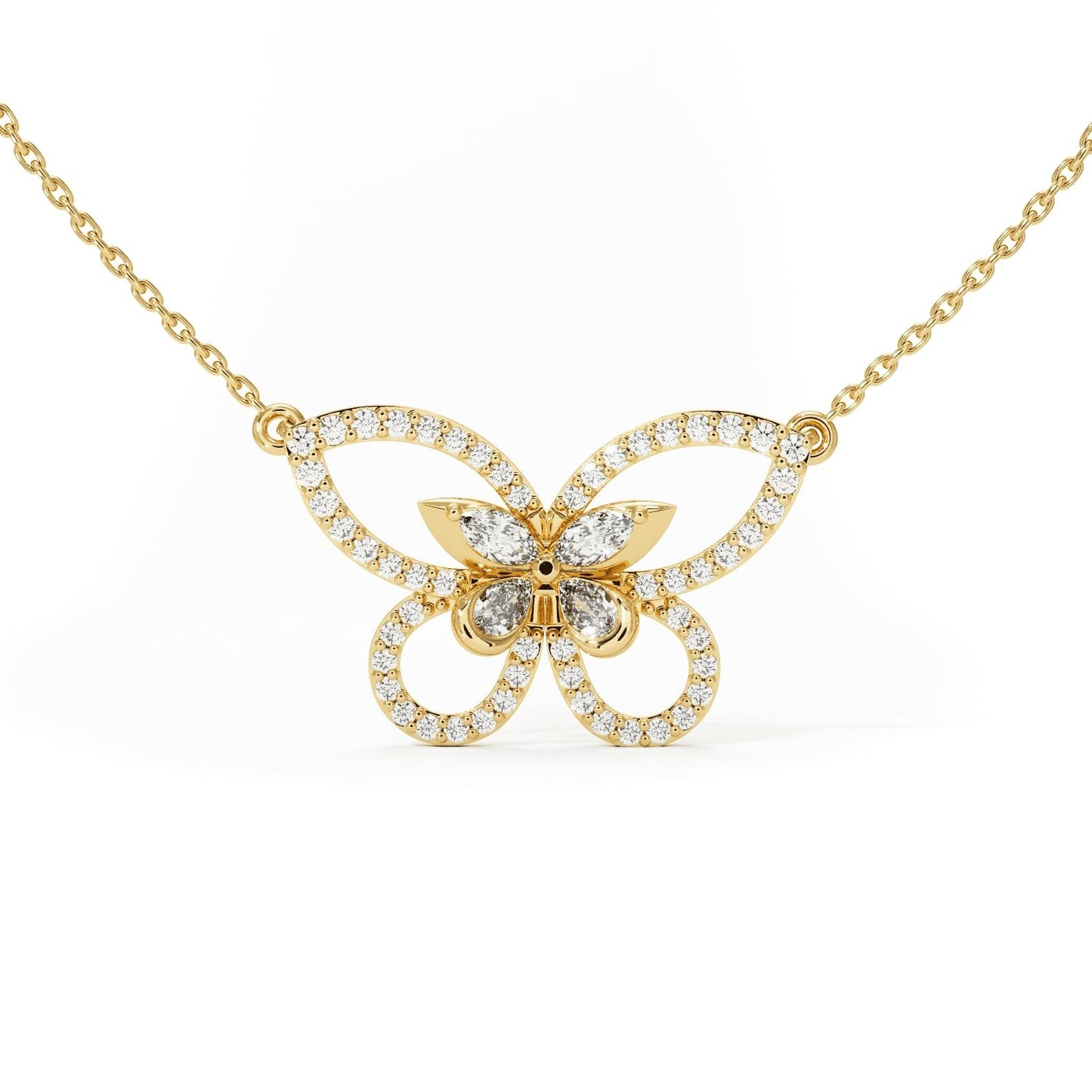 Drift Diamond Pendant and Chain