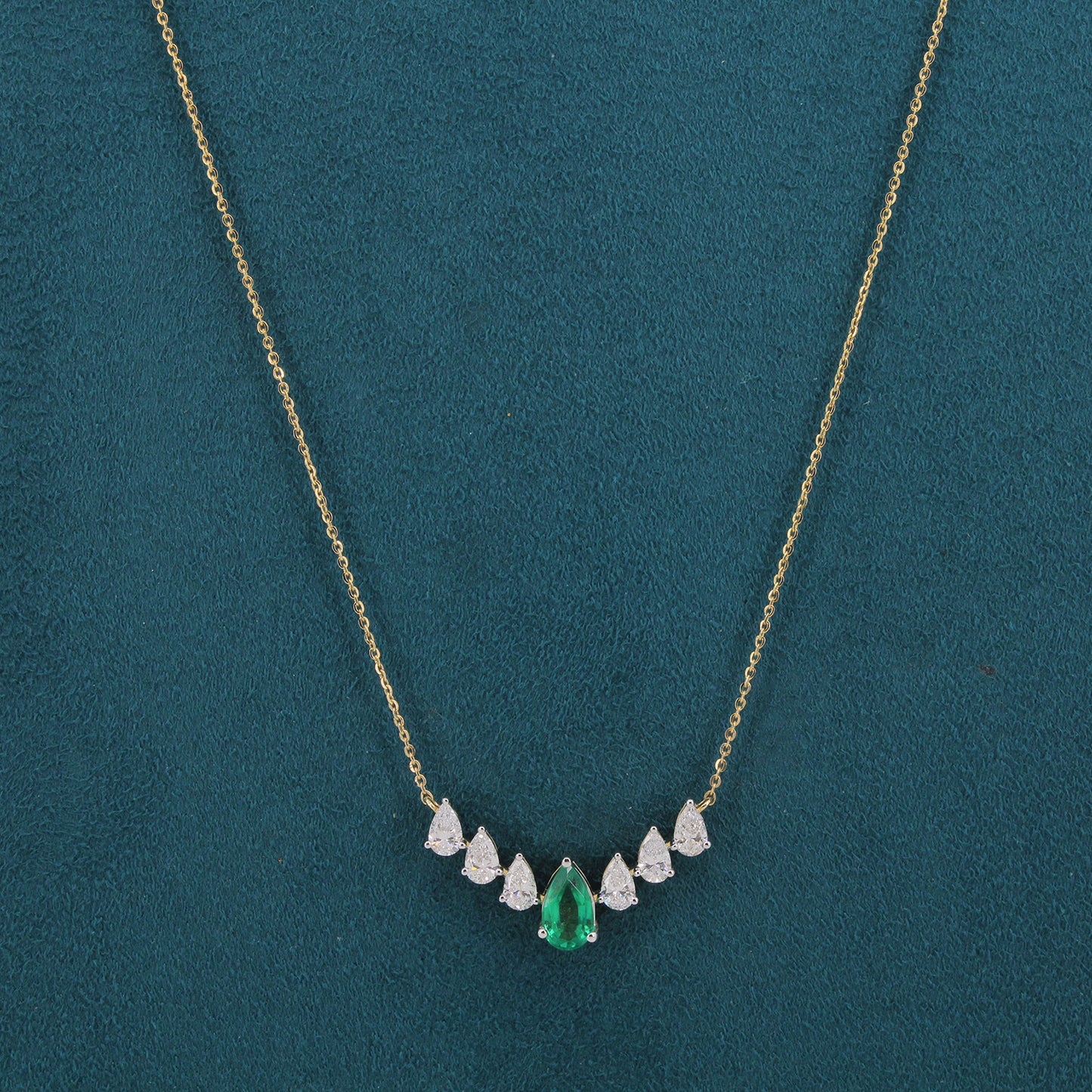 Seralya Drift Diamond Pendant and Chain